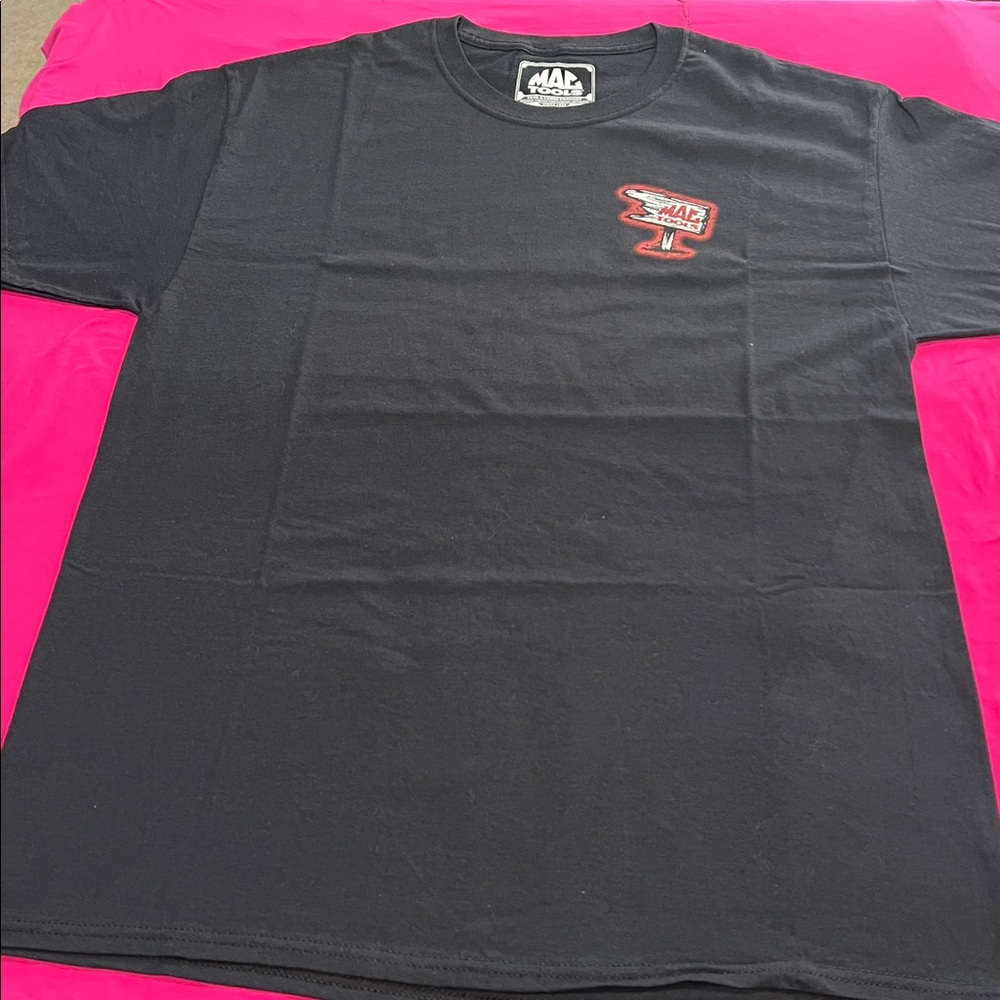 MAC TOOLS Black Graphic T-Shirt , GOOD CONDITION - Picture 4 of 8
